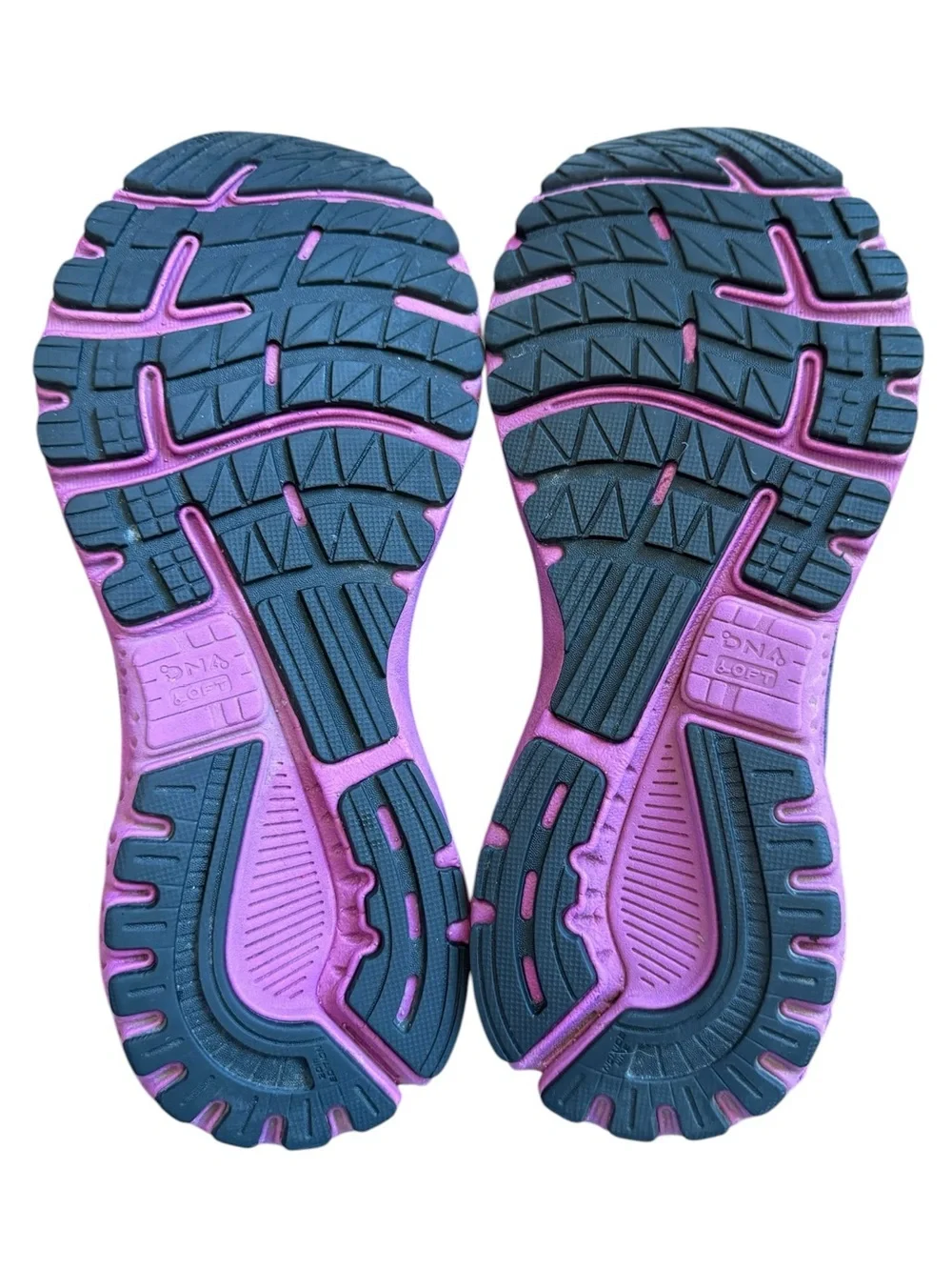 Brooks Adrenaline GTS 20 Running Shoes Women 9 Black Purple Athletic Sneakers